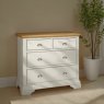 Hampstead Soft Grey and Pale Oak 2 plus 2 Drawer Chest