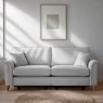 Rowan Grand Sofa with Double Powered Footrest (2 x Self Seamed Scatters) in Fabric