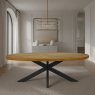 Ellipse Rustic Oak 8 Seater Dining Table