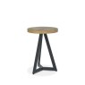 Bentley Designs Ellipse Rustic Oak Lamp Table