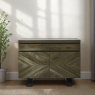 Bentley Designs Ellipse Rustic Oak Narrow Sideboard