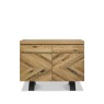 Bentley Designs Ellipse Rustic Oak Narrow Sideboard