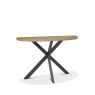 Bentley Designs Ellipse Rustic Oak Console Table