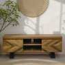 Ellipse Rustic Oak Entertainment Unit