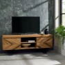 Ellipse Rustic Oak Entertainment Unit