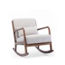 Kyoto Inca Rocking Armchair in Fabric