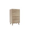 Leo 4 Drawer Chest Slim