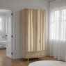 Leo Double Wardrobe with Drawer