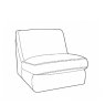 Jade Armless Unit in Fabric Jade Armless Unit in Fabric