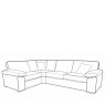 Jade Corner Sofa (LH1/COR/RH2) in Fabric