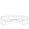 Jade Corner Sofa (LH2/COR/RH1) in Fabric