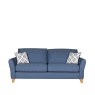 H Collection Tiffany 4 Seater Sofa in Fabric