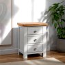 H Collection Arundel 3 Drawer Bedside Painted