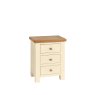 Arundel Ivory 3 Drawer Bedside