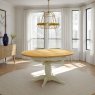 Arundel Ivory Round Extending Pedestal Dining Table
