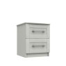 H Collection Avebury 2 Drawer Bedside