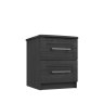 H Collection Avebury 2 Drawer Bedside
