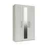 H Collection Avebury Tall 3 Door Robe with Mirror