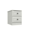 H Collection Horton 2 Drawer Bedside