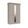 H Collection Horton 3 Door Robe with Mirror