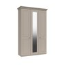 H Collection Horton Tall 3 Door Robe with Mirror