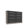 H Collection Foxbury 4 Drawer Double Chest