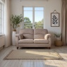 H Collection York 2 Seater Sofa in Fabric