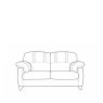 York 2 Seater Sofa in Leather