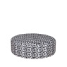H Collection Madrid Large Footstool in Fabric
