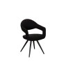 Baker Furniture Jasmine Black Arm Chair Pair