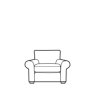 Collins and Hayes Collin and Hayes Lavinia Major Chair in Fabric