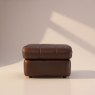 Chloe Footstool in Leather