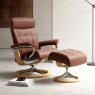 Stressless Erik Chair Signature Base With Footstool In Leather