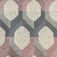 Candyfloss Grey Geometric Weave