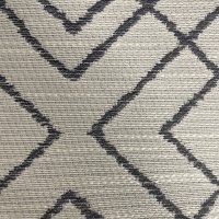 7115 Charcoal Linen Marzan Lined Geo E Range